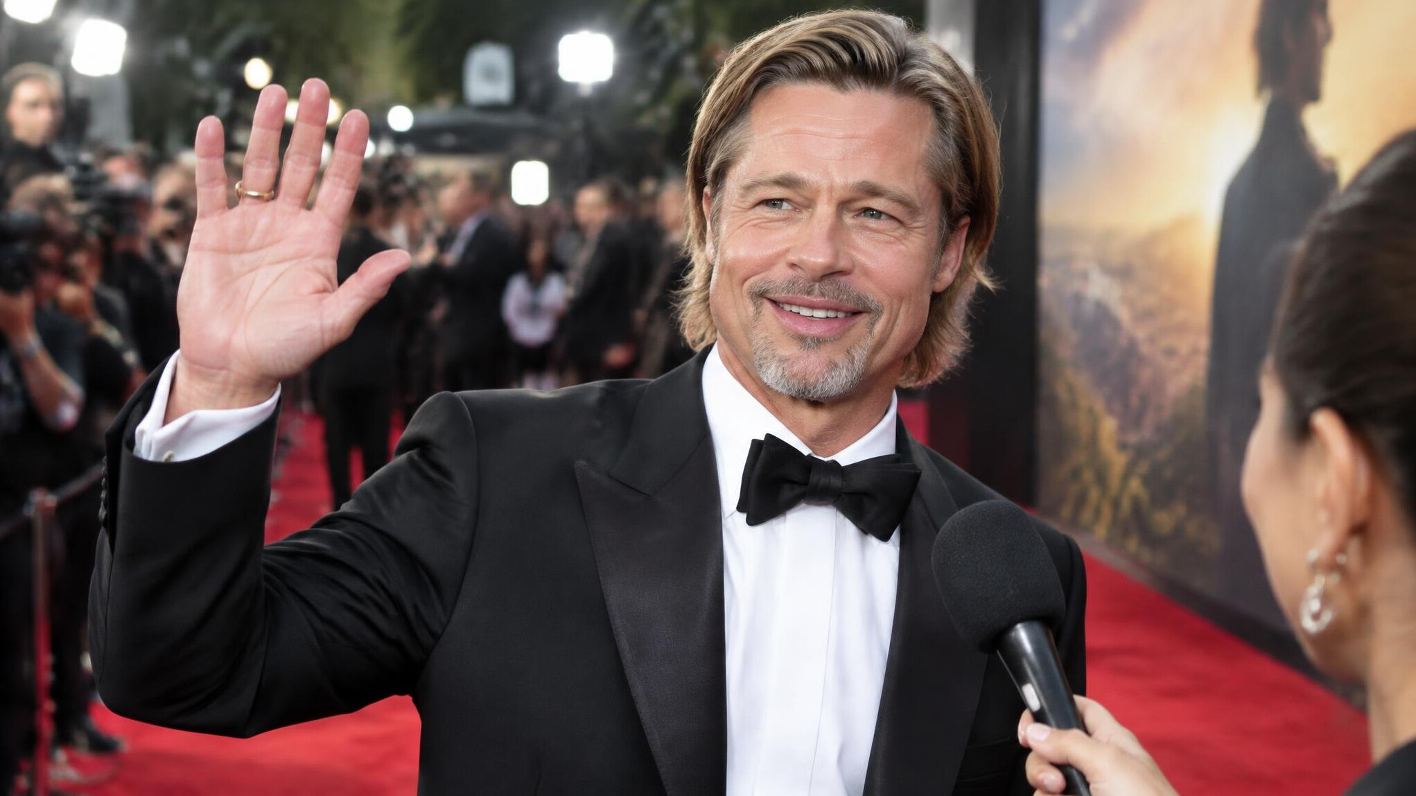 celebrity on red carpet