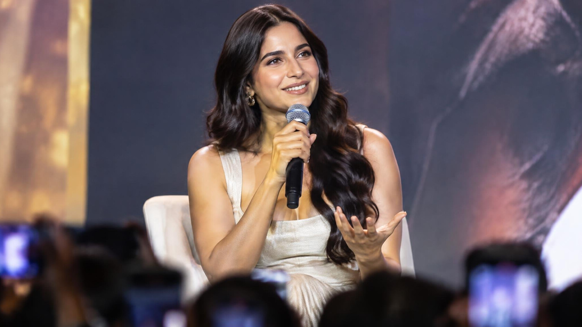 celebrity influencer on stage